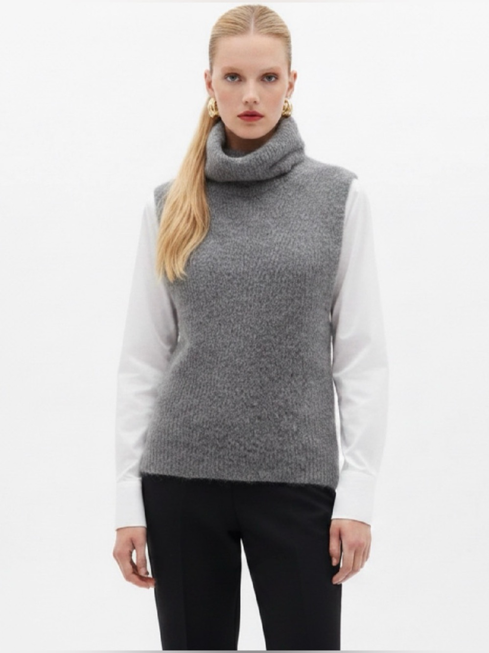 Aritzia COMMUNITY Plutarch Wool/Yak Turtleneck Sweater